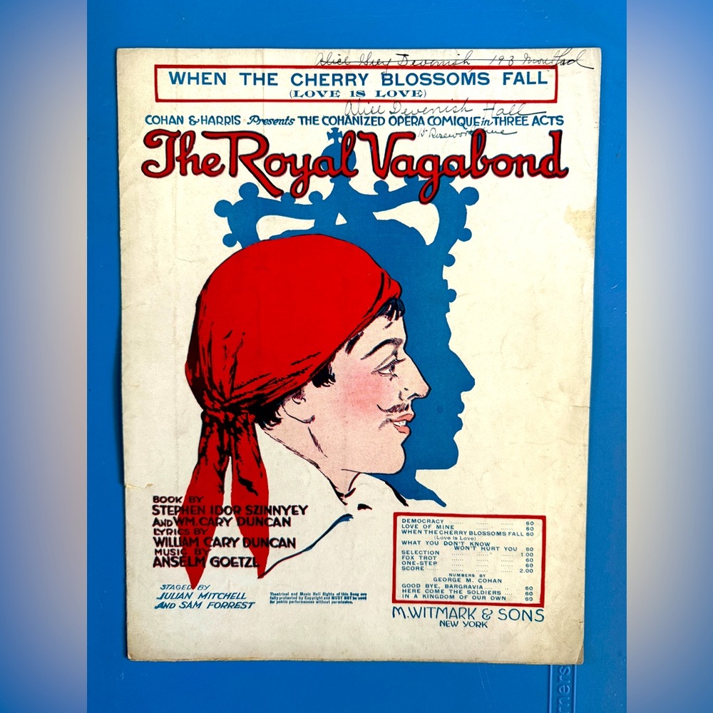 Vintage Sheet Music - 5 booklets